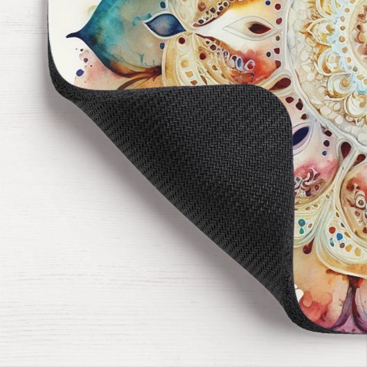 Waterverf Mandala Muismat (Hoek)