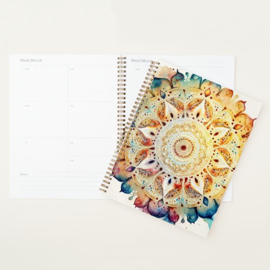 Waterverf Mandala Planner (Display)