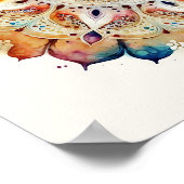 Waterverf Mandala Poster (Hoek)