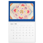 Waterverf Mandala Style Kalender (Mar 2026)