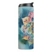 Waterverf Mandala Thermosbeker (Gedraaid links)