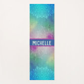 Waterverf Mandala Yogamat (Voorkant)