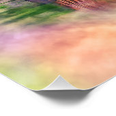 Waterverf Mandarin Ducks Feng Shui Symbol Poster (Hoek)