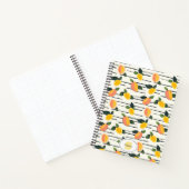 Waterverf mango met groene bladeren (2) notitieboek (Binnen)