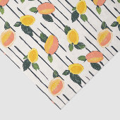 Waterverf mango met groene bladeren (2) tissuepapier (Detail)