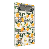 Waterverf mango met groene bladeren mini klembord (Schuin)