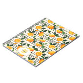 Waterverf mango met groene bladeren notitieboek (Linkerzijde)