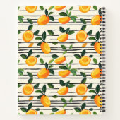 Waterverf mango met groene bladeren notitieboek (Achterkant)
