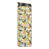 Waterverf mango met groene bladeren thermosbeker (Geroteerd rechts)
