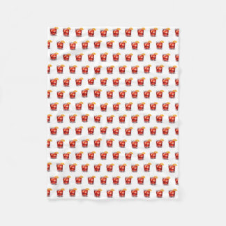 Waterverf Manhattan Cocktail Drink Fleece Deken