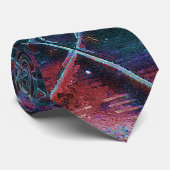 Waterverf Mannen Stropdas treinspoor (Opgerold)