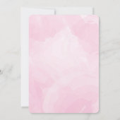  Waterverf Manuscript Wedding Invitations Kaart (Achterkant)