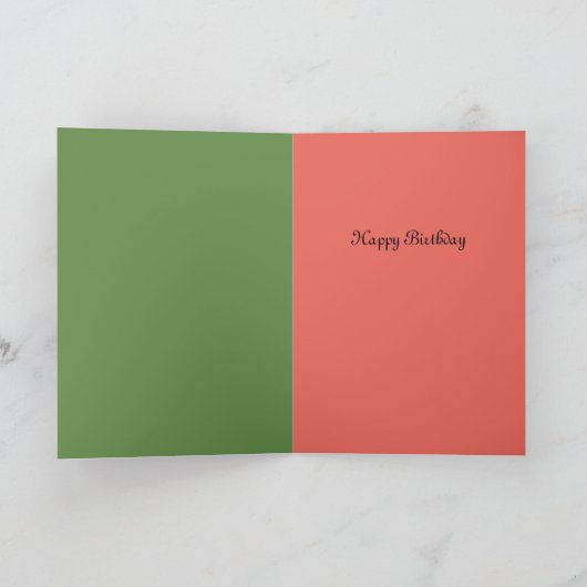 Waterverf Maple Leaf Kaart (Binnen)