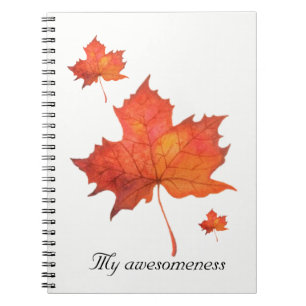 Waterverf Maple Leaf Notitieboek