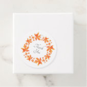 Waterverf Maple lekt adem Bedankjes Labels (In situ)