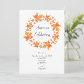 Waterverf Maple lekt adem Kaart (Staand voorkant)