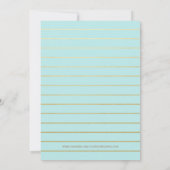 Waterverf Marble Baby Shower Uitnodiging (Achterkant)