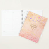 Waterverf Marble Rainbow Confetti Business Planner (Display)