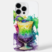 WATERVERF MARDI GRAS BEVERAGES Case-Mate iPhone CASE (Achterkant)