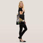 WATERVERF MARDI GRAS FOX MET MASKJE TOTE BAG (Op model)