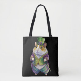 WATERVERF MARDI GRAS HAMSTER MET PET TOTE BAG