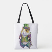 WATERVERF MARDI GRAS HAMSTER MET PET TOTE BAG (Achterkant)