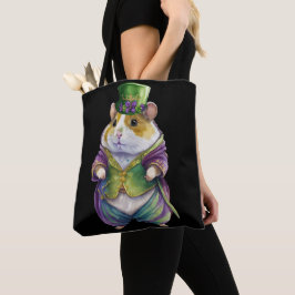 WATERVERF MARDI GRAS HAMSTER MET PET TOTE BAG