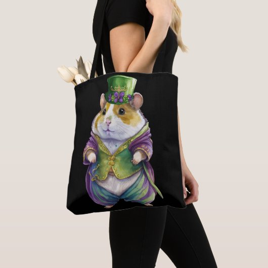 WATERVERF MARDI GRAS HAMSTER MET PET TOTE BAG (Dichtbij)