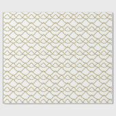 Waterverf Mardi Gras-kralen Cadeaupapier (Vlak)