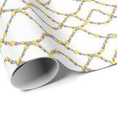 Waterverf Mardi Gras-kralen Cadeaupapier (Rol Hoek)