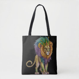WATERVERF MARDI GRAS LION TOTE BAG
