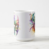 WATERVERF MARDI GRAS MASKS & FEATHERS KOFFIEMOK (Center)