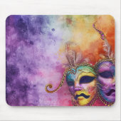 WATERVERF MARDI GRAS MASKS MUISMAT (Voorkant)