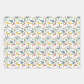 Waterverf Mardi Gras ThMED Inpakpapier Vel (Voorkant 2)