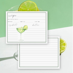 Waterverf Margarita Cocktail Bruidsrecept