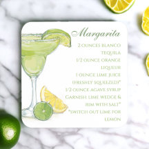 Waterverf Margarita Cocktailrecept Waterverf