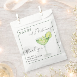 Waterverf Margarita Dank je bruidsdouche  Bedankzakje