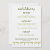 Waterverf Margarita Final Fiesta Bachelorette Kaart (Achterkant)