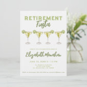 Waterverf Margarita Pensioen Fiesta Pensioen Kaart (Staand voorkant)