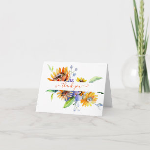 Waterverf margrieten gepersonaliseerde kaart