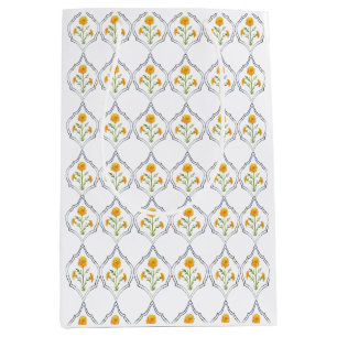 Waterverf Marigold en Trellis Medium Cadeauzakje