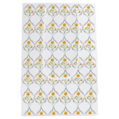 Waterverf Marigold en Trellis Medium Cadeauzakje (Achterkant)