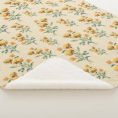 Waterverf Marigold Vertical Sherpa Blanket Deken (3/4)