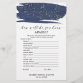 Waterverf marine en goud wat zit er in je paardens flyer (Voorkant)