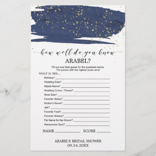 Waterverf marine en goud wat zit er in je paardens flyer (Voorkant)