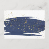 Waterverf marine en Kaart gouden bruiloft (Achterkant)