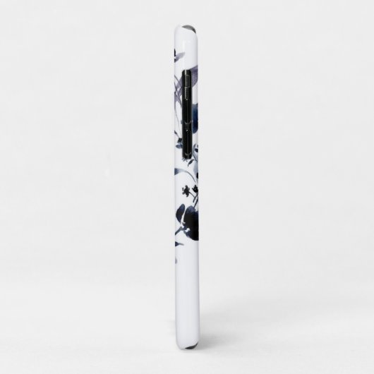 Waterverf marine indigo floraal patroon Case-Mate iPhone case (Achterkant/links)