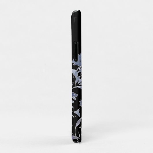 Waterverf marine indigo floraal patroon Case-Mate iPhone case (Achterkant/rechts)