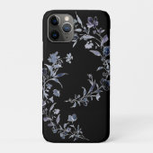 Waterverf marine indigo floral chic Case-Mate iPhone case (Achterkant)