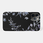 Waterverf marine indigoblauw bloempatroon Case-Mate iPhone case (Achterkant (horizontaal))